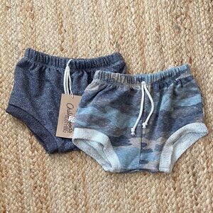 NWT Childhoods Clothing Camo and Gray Shorts Set 6-7